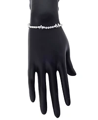 Unwritten Cubic Zirconia Mama Tennis Bracelet with Earring Set