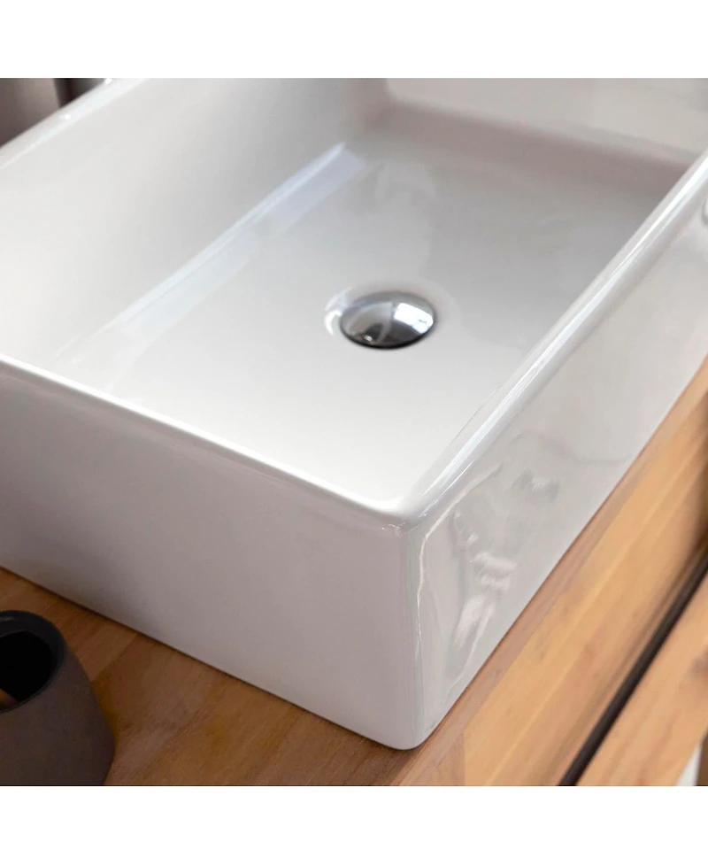 Tikamoon Ema ceramic bathroom basin