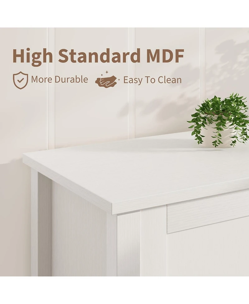 gaomon Entertainment Center for 65 Inch Tv, Tv Stand with Led Lights for Living Room, Tv Console Table with 2 Storage and 1 Drawer, Television Stands