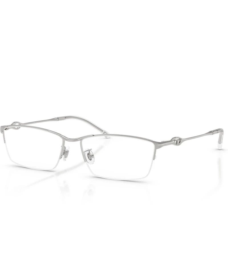 Diesel Unisex Rectangle Eyeglasses, DL5011D