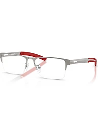 Scuderia Ferrari Men's Rectangle Eyeglasses, FZ7017D
