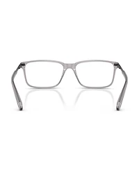 B by Brooks Brothers Men's Rectangle Eyeglasses, BB2081U