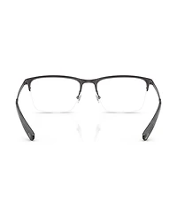 B by Brooks Brothers Men's Rectangle Eyeglasses