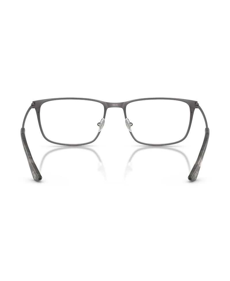 B by Brooks Brothers Men's Rectangle Eyeglasses, BB1127
