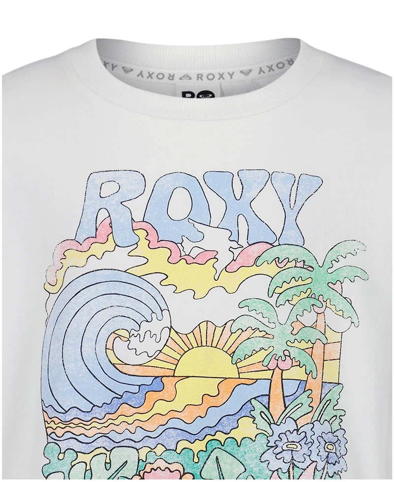 Roxy Girls' 7-16 Crewneck Oversized Sweatshirt