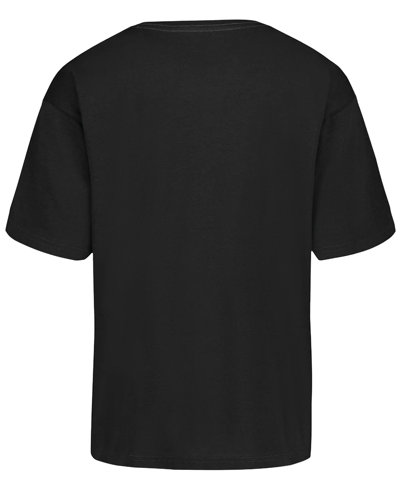 Roxy Girls' 7-16 Hibiscus Print Oversized T-Shirt