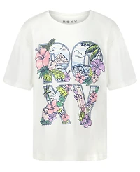 Roxy Girls' 7-16 Paradisus Crewneck Oversized T-Shirt