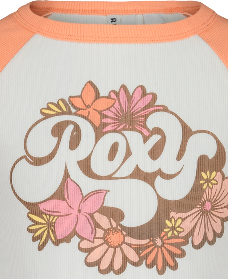 Roxy Girls' 7-16 Crewneck Short-Sleeve T-Shirt