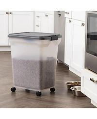 Iris Usa 58 lbs Dog Food Storage Container w/ Scoop