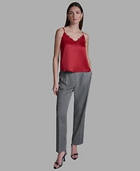 Bcbg Women's Lace Sleeveless V-Neck Cami Blouse