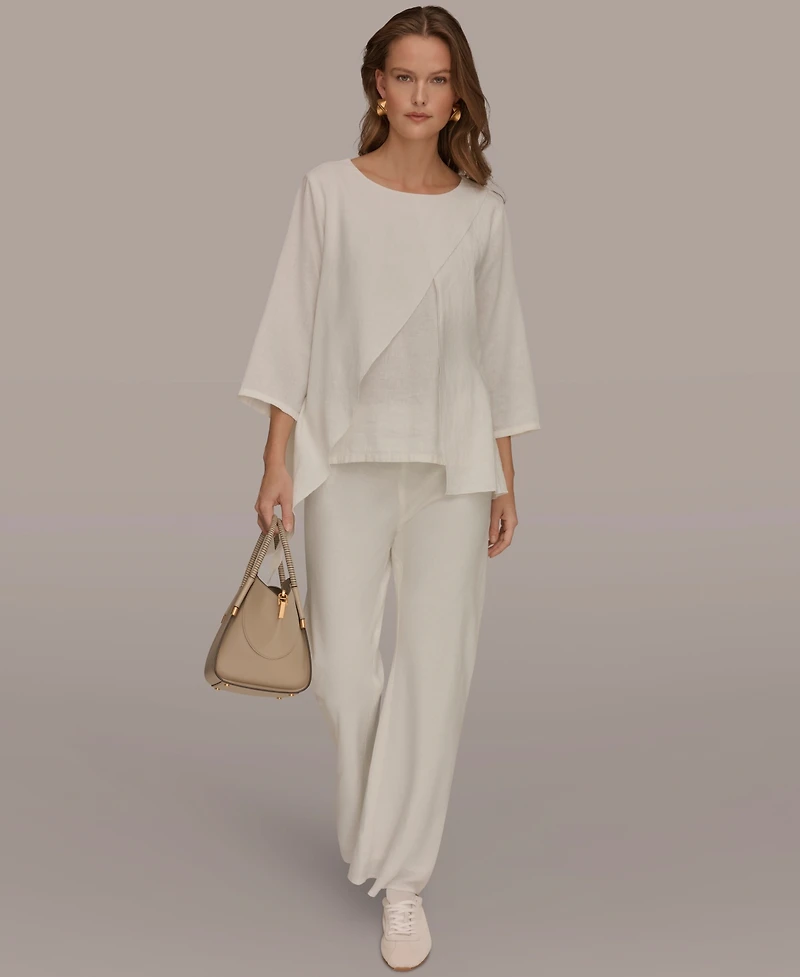 Donna Karan Weekend Women's Boat Neck Blouse