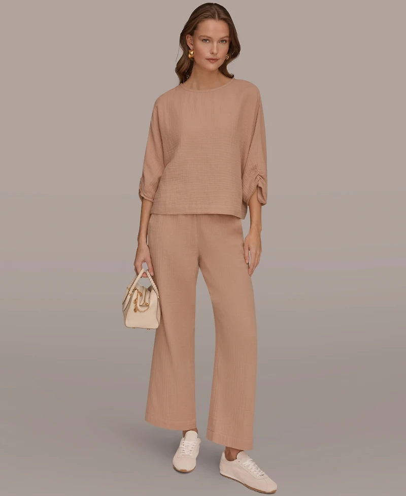 Donna Karan Weekend Women's Boat Neck Blouse