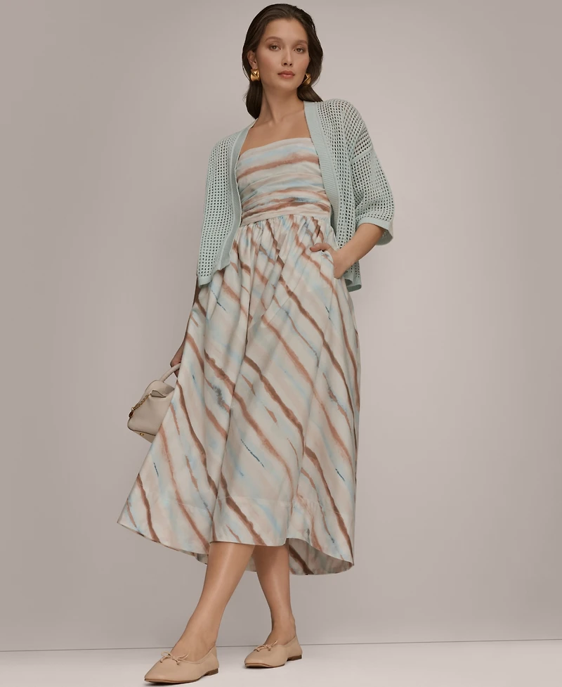 Donna Karan Weekend Women's Strapless Midi Dress