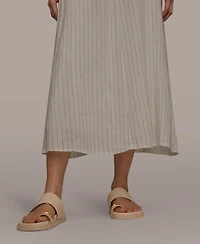 Donna Karan Weekend Women's V-Neck Midi Dress