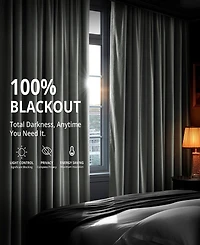 Half Price Drapes French Pleat Signature Velvet Blackout Curtain