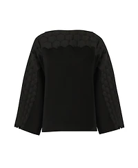 Leem Women's Quilted Embroidered Top