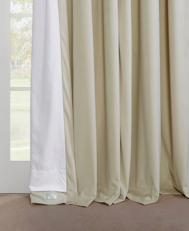 Half Price Drapes French Pleat Heritage Plush Velvet Room Darkening Curtain