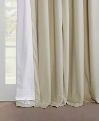 Half Price Drapes French Pleat Heritage Plush Velvet Room Darkening Curtain