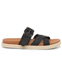 Lucky Brand Women's Morissa Buckle Footbed Flat Sandals