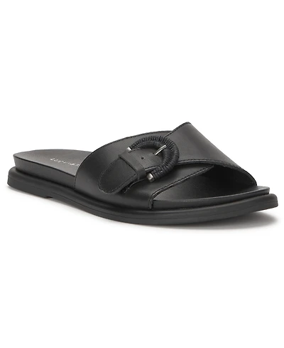 Lucky Brand Women's Suszie Buckle Slide Flat Sandals