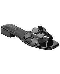 Bandolino Women's Mayla Slip-On Flat Sandals