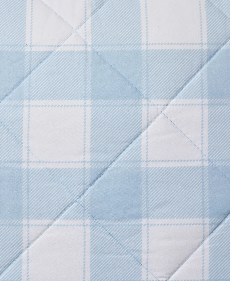 Hallmark Checkered Bliss 3-Pc. Scalloped Quilt Set