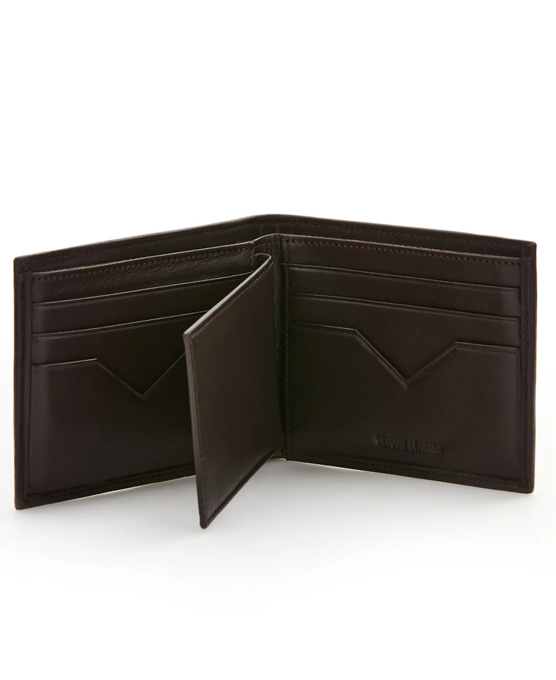 Perry Ellis Portfolio Men's Ombre Horizon Leather Wallet