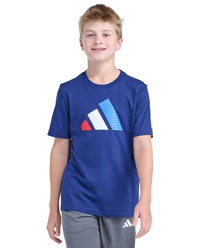 adidas Boys' 8-20 Crewneck Short-Sleeve T-Shirt