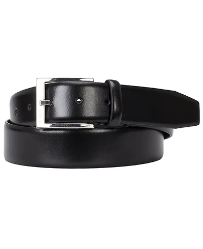 Hugo Boss Men's Silver-Tone Buckle Belt