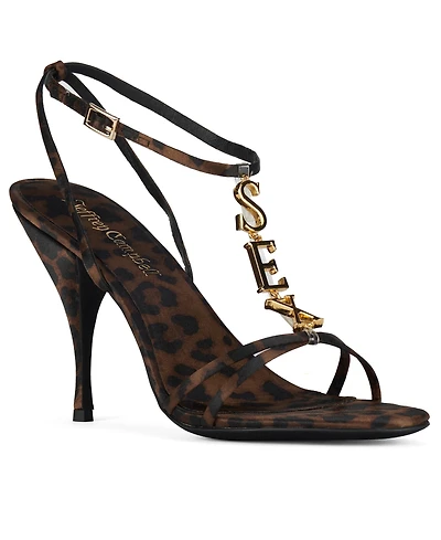 Jeffrey Campbell Women's Amond Toe T-Strap Dress Sandals