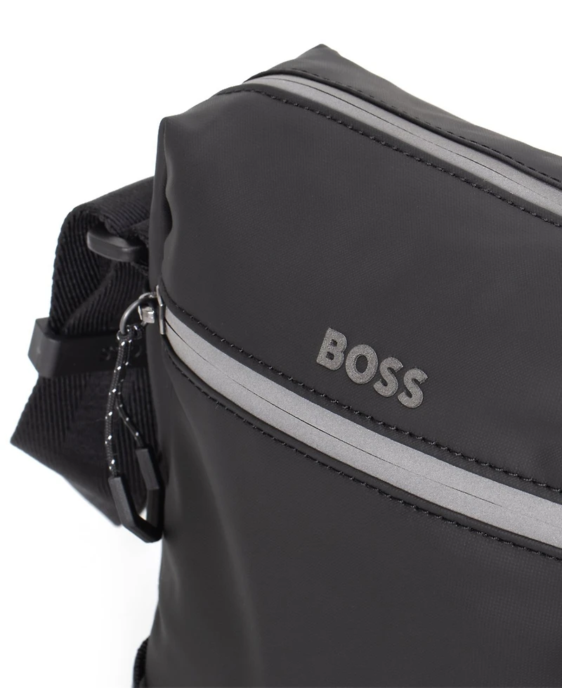 Hugo Boss Men's Stenson Logo Detail Messenger Bag