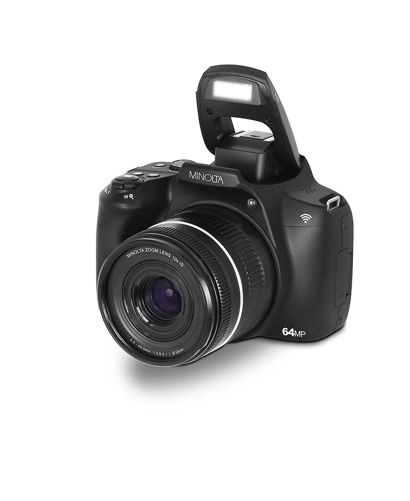 Minolta MNB10Z 64 Mp / 4K Ultra Hd Bridge Camera w/10x Optical Zoom