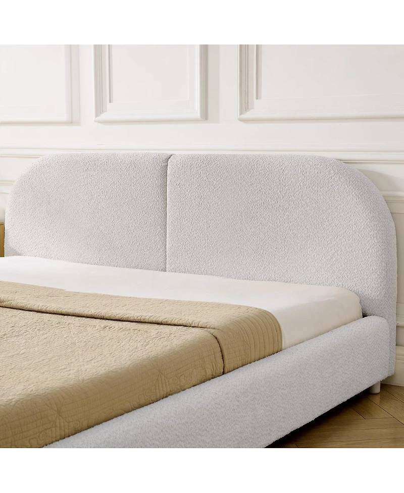 Streamdale Furniture Streamdale Queen Size Upholstered Bed Frame