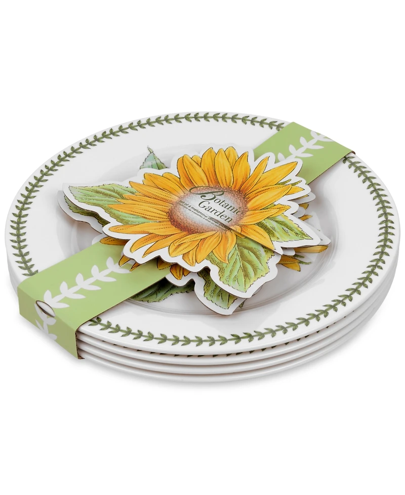 Portmeirion Botanic Garden Melamine Dinner Plates, Set of 4