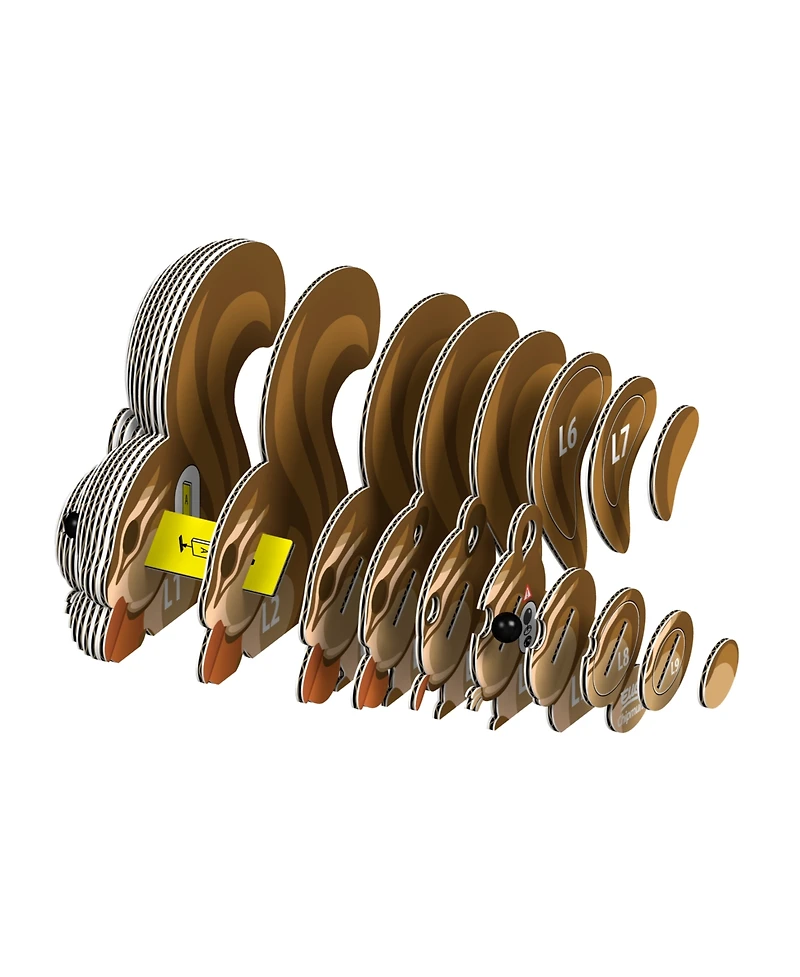 Eugy Chipmunk 3D Puzzle