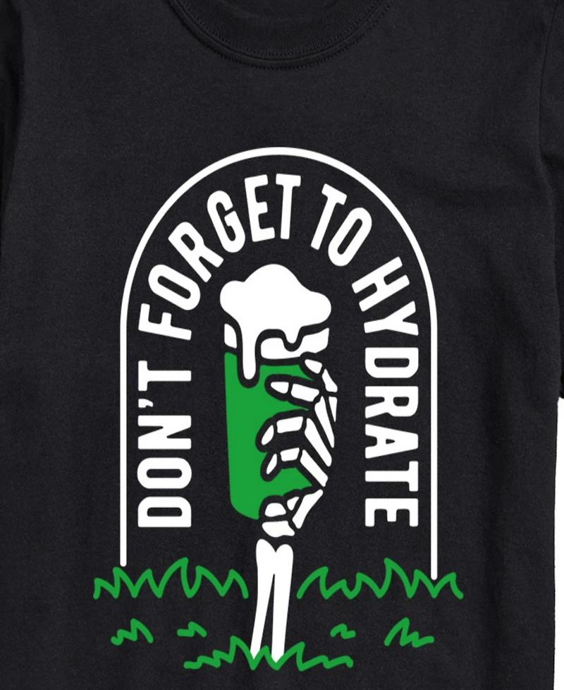 Airwaves Men's Instant Message Don't Forget To Hydrate Short-Sleeve Graphic T-Shirt