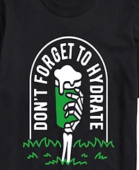 Airwaves Men's Instant Message Don't Forget To Hydrate Short-Sleeve Graphic T-Shirt