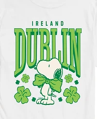 Airwaves Men's Peanuts Dublin Ireland Short Sleeve T-Shirt