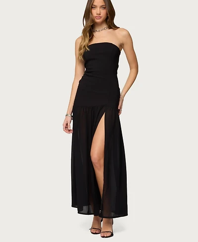 Edikted Women's Marisa Strapless Maxi Dress