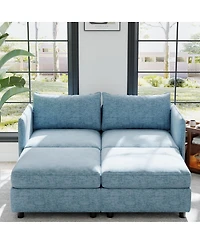 Streamdale Furniture Love Seat Couch with Chaise and Storage for Small Spaces