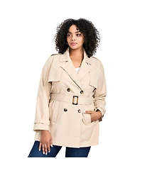 Avenue Women's Plus Tia Trench Jacket