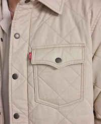 Levi's Men's Quilted Zippered Western Shirt Jacket