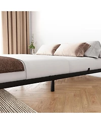 Gaomon 6 Inch Queen Bed Frame Metal Platform, Queen Bed Frame with Ample Storage, No Box Spring Needed and Steel Slat Support, Easy Assembly