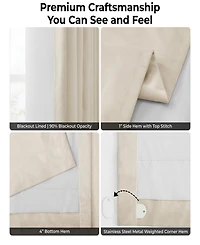 Exclusive Fabrics & Furnishings Signature Blackout Grommet Velvet Panel