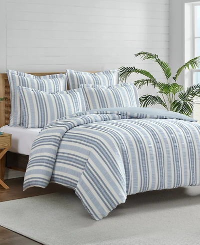 Levtex Home Seaside Stripes Textured 3-Pc. Comforter Set, King