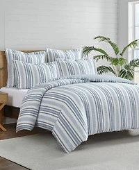 Levtex Home Seaside Stripes Textured 3-Pc. Comforter Set, King