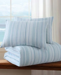 Levtex Home Boracay Stripe Muslin Textured -Pc. Comforter Set