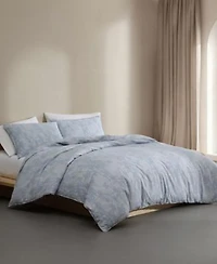 Calvin Klein Bayberry Washed Percale Comforter Sets