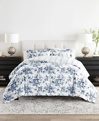 ienjoy Home Bedding Bundle Patterned 5-Piece Comforter Set