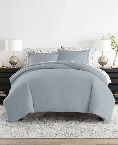ienjoy Home Bedding Bundle 8-Piece Comforter with Duvet Cover Set